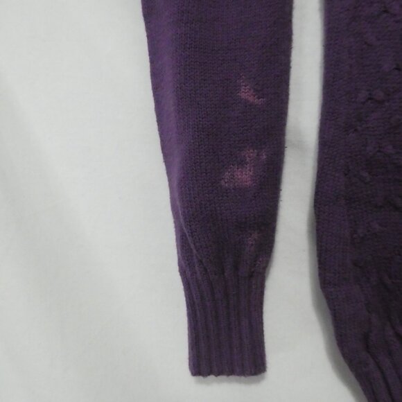 GUESS | medium | Purple Cowl Neck Sweater - Picture 5 of 16